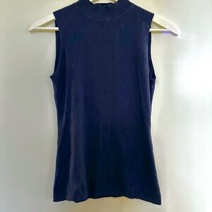GAP Navy Sleeveless Knit Tank Top